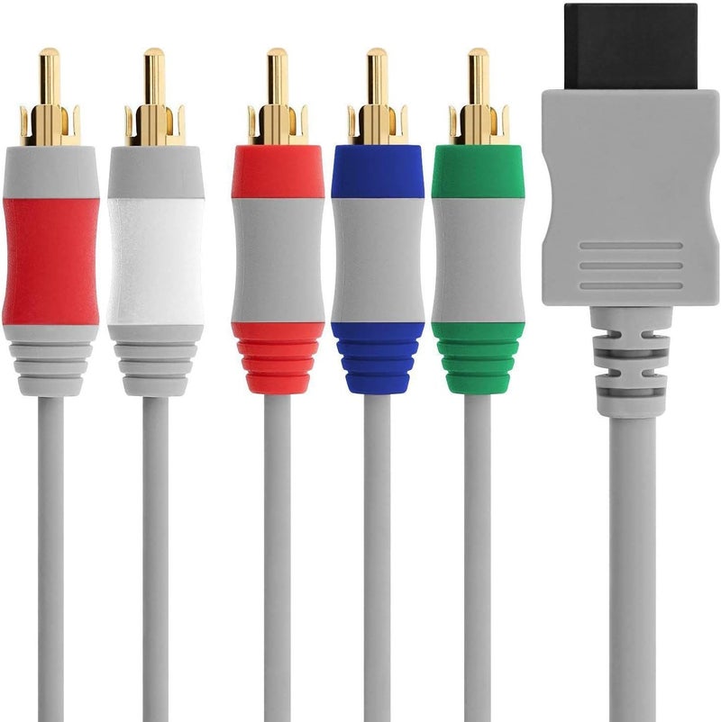 Fosmon Component HD AV Cable to HDTV-EDTV (High Definition 480p) Compatible with Nintendo Wii and Wii U - Image 4